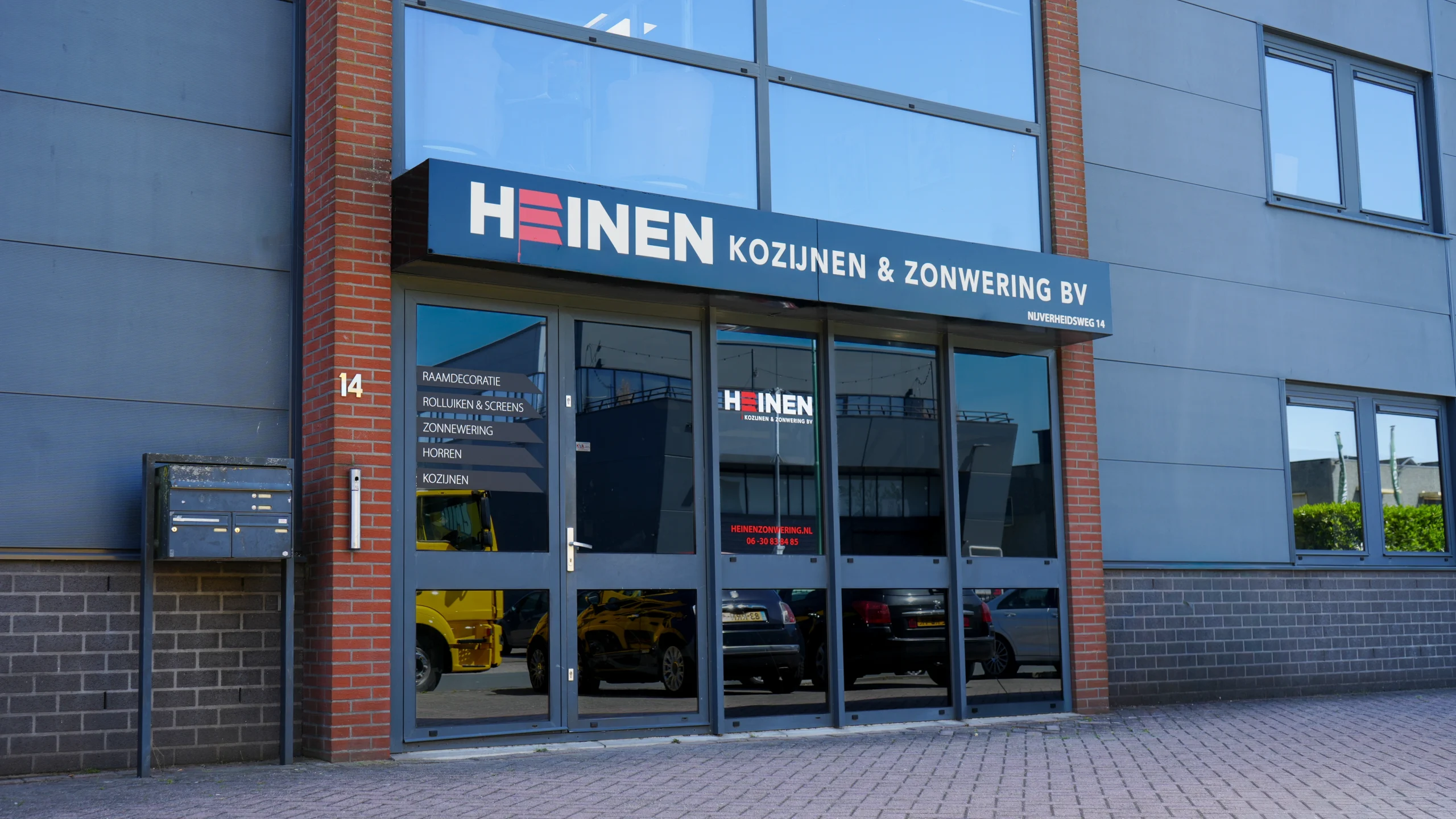 Showroom van Heinen Kozijnen